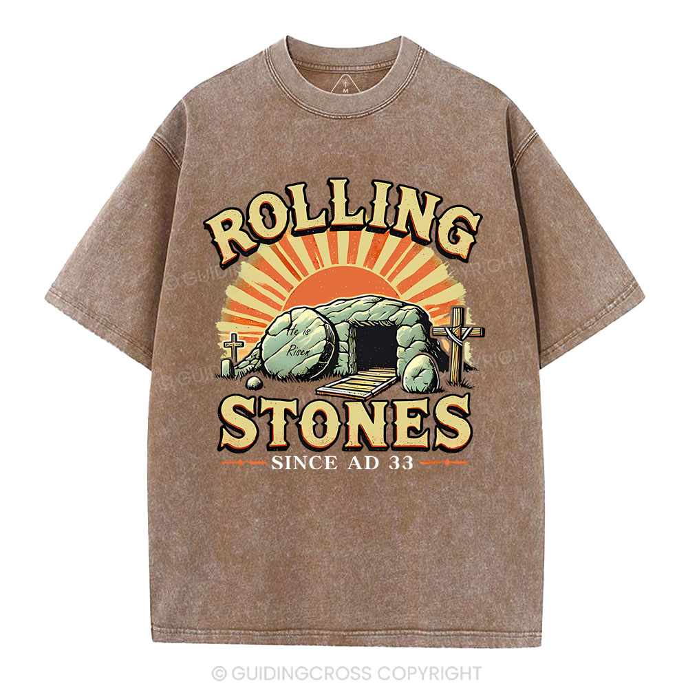 Rolling Stone Street Christian Washed T-Shirt