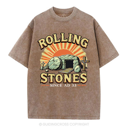 Rolling Stone Street Christian Washed T-Shirt