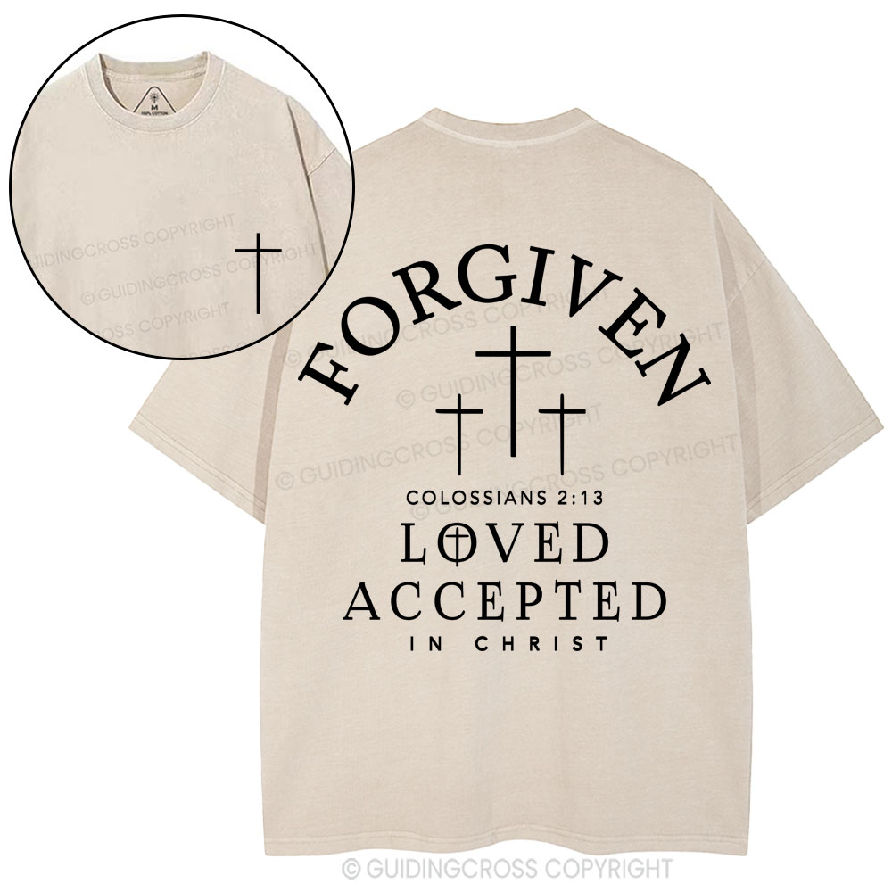 Forgiven Christian Washed T-Shirt