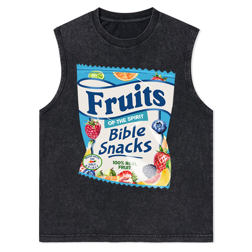 Fruit Of The Spirit Christian Washed Tank Top