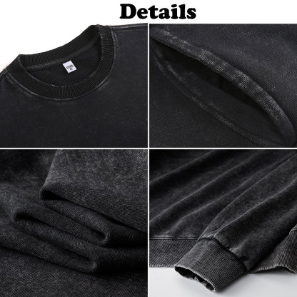 Sample Washed Sweatshirt  水洗圆领卫衣