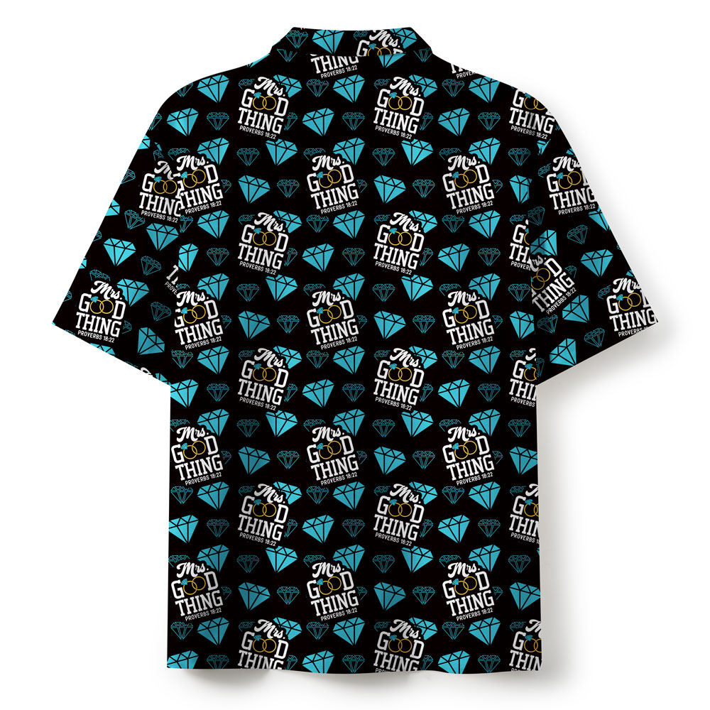 Find Good Things Christian Dark Couple Hawaiian Shirt