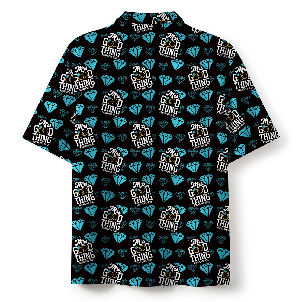 Find Good Things Christian Dark Couple Hawaiian Shirt
