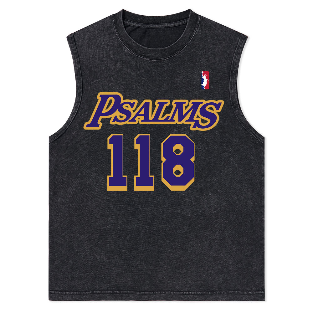 Faith Over Fear Christian Washed Tank Top