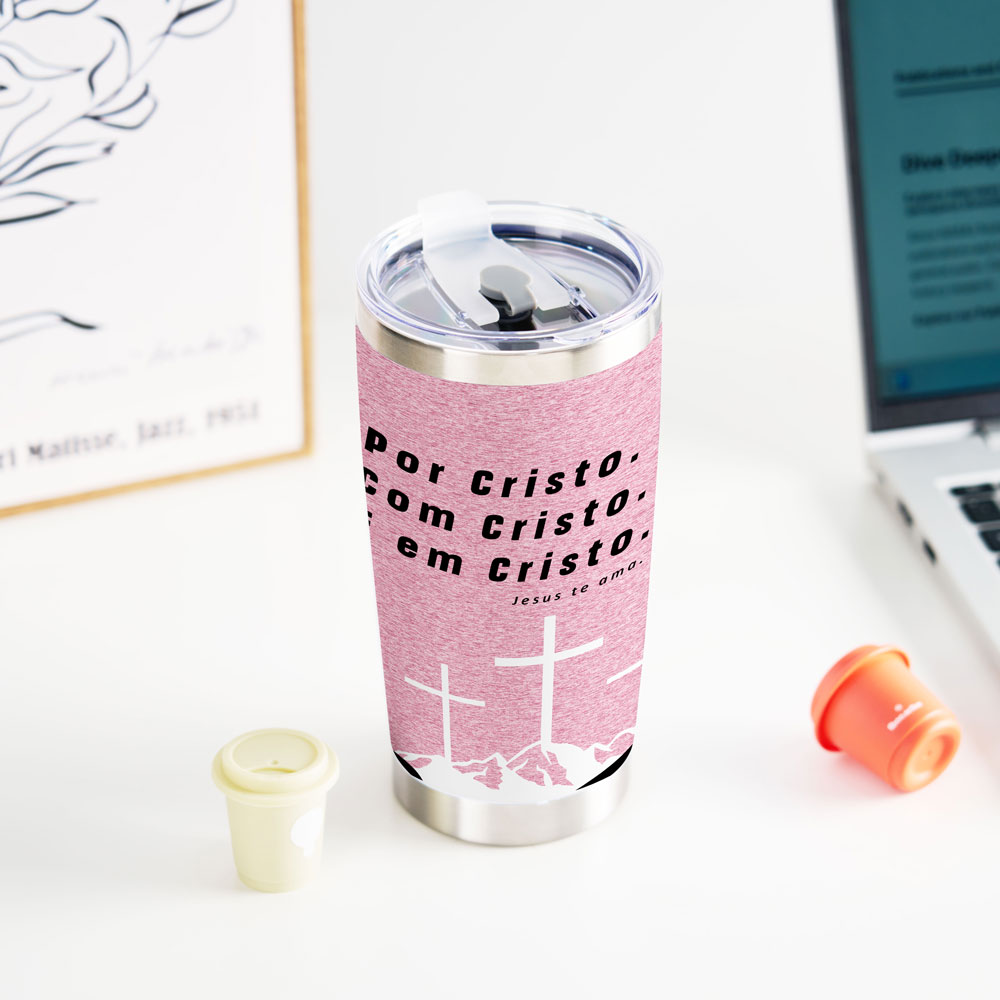 Por Cristo Christian 20OZ Tumbler