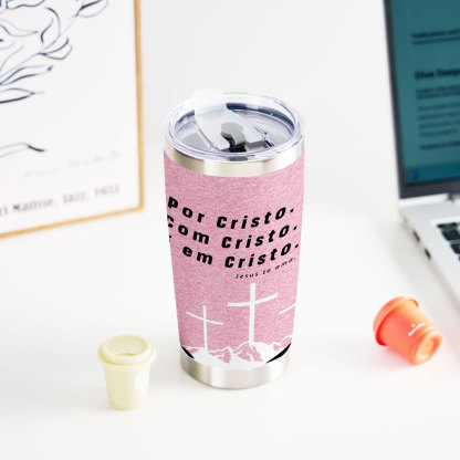 Por Cristo Christian 20OZ Tumbler
