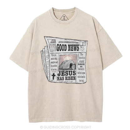 Good News  Christian Washed T-Shirt
