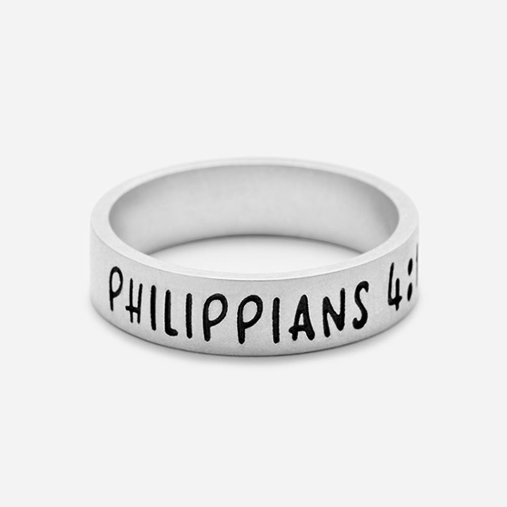 Bible Christian 925 Sterling Silver Ring