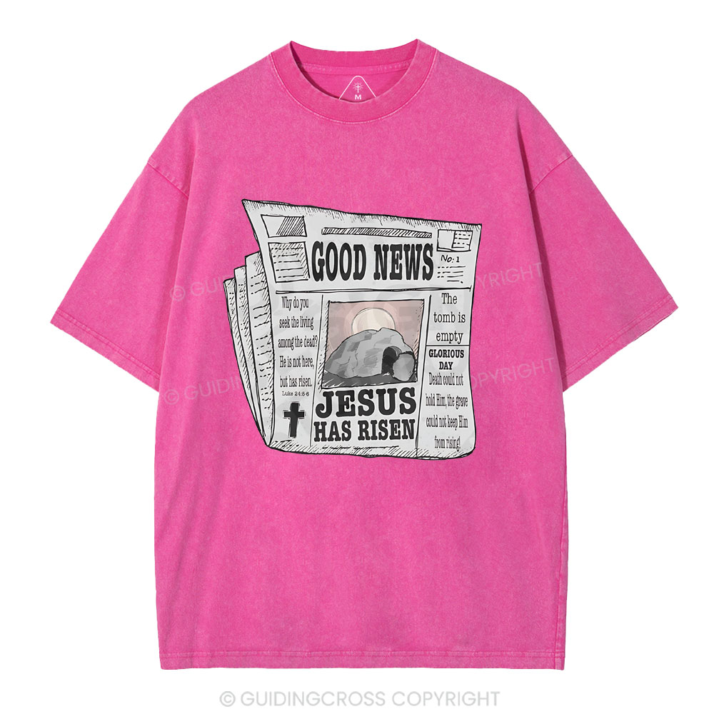 Good News  Christian Washed T-Shirt