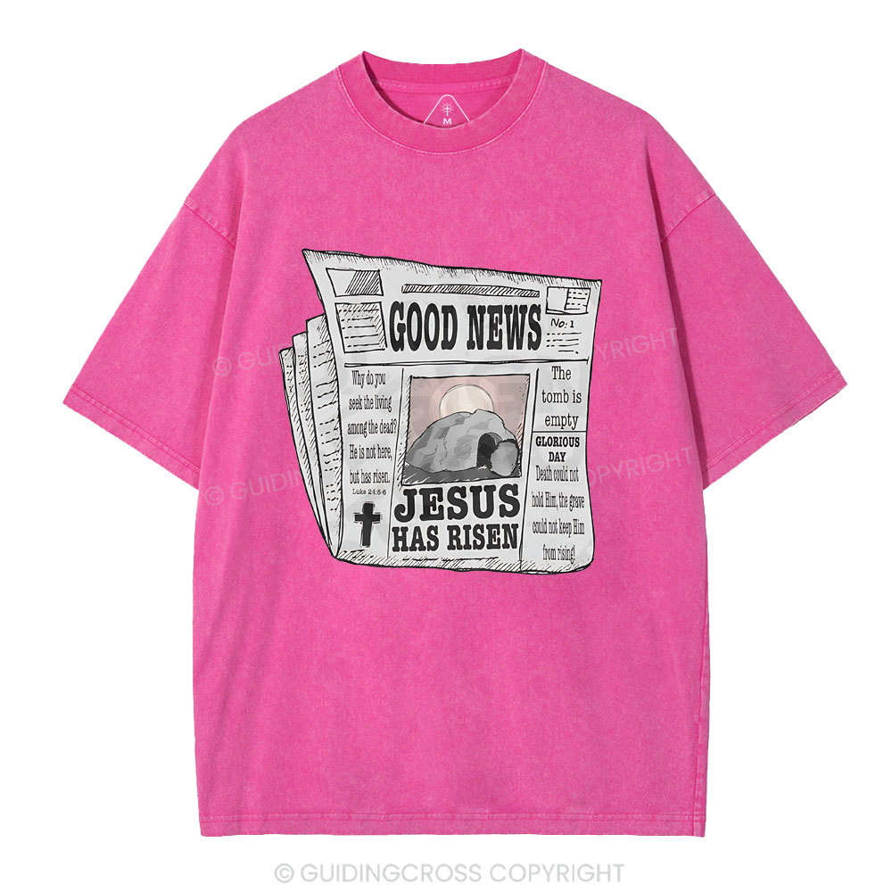 Good News  Christian Washed T-Shirt