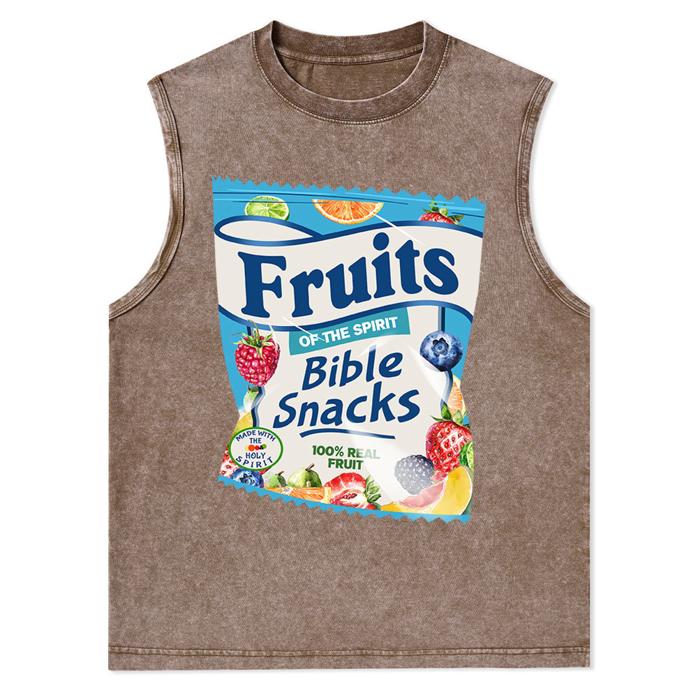 Fruit Of The Spirit Christian Washed Tank Top