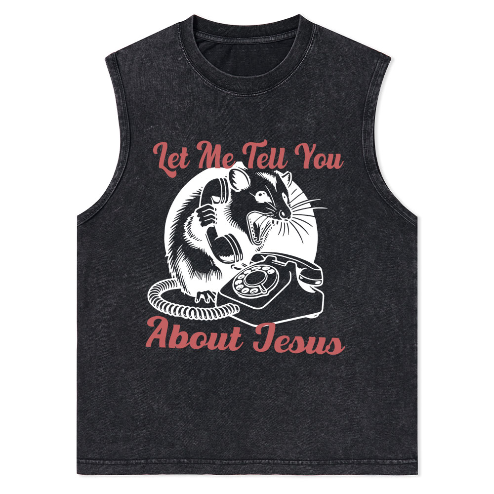 Sample Christian Washed Tank Top Sale - GuidingCross