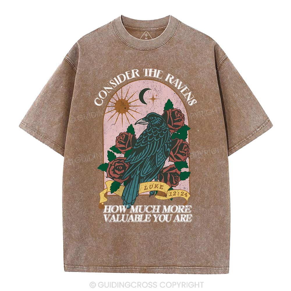 Consider The Ravens Christian Washed T-Shirt
