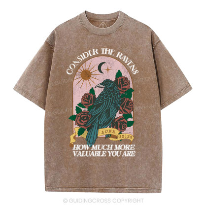 Consider The Ravens Christian Washed T-Shirt