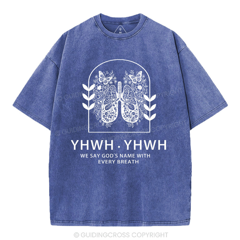 YHWH Christian Washed T-Shirt