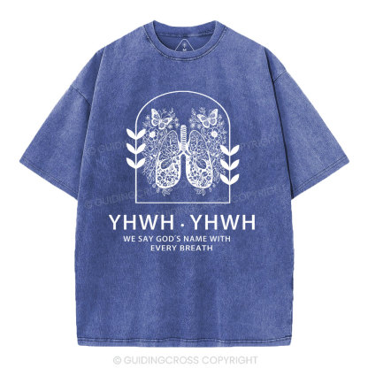 YHWH Christian Washed T-Shirt