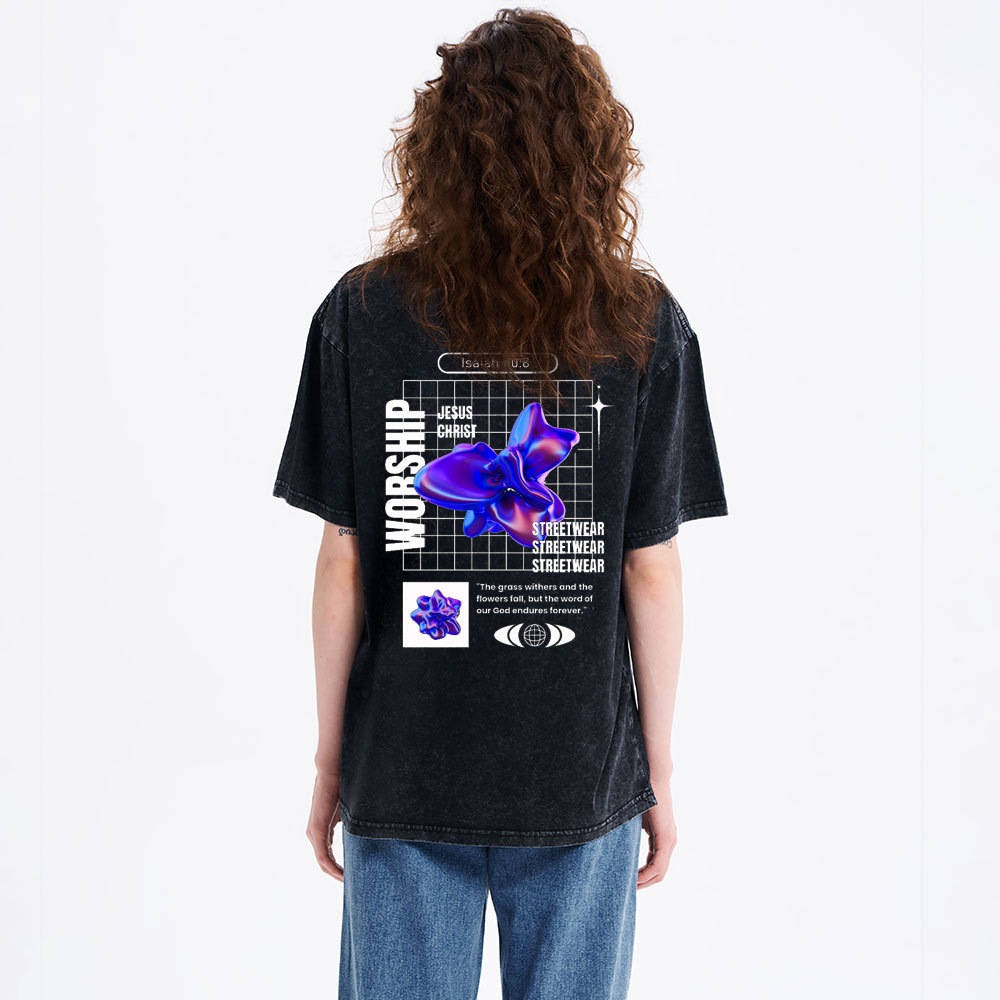 Worship Christian Washed T-Shirt
