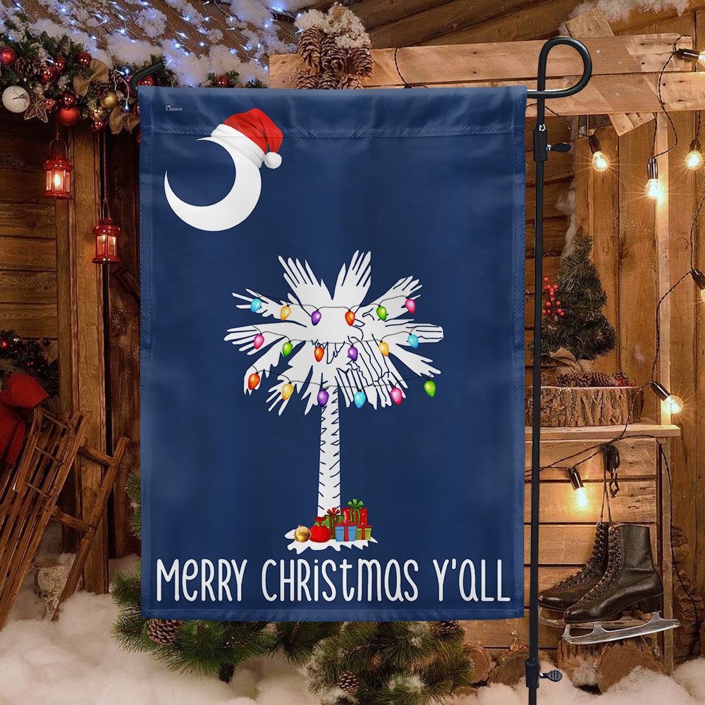 South Carolina Christmas Flag
