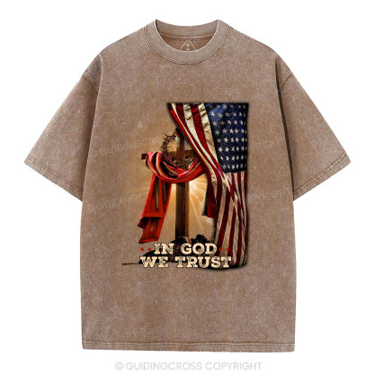 In God We Trust Christian Washed T-Shirt