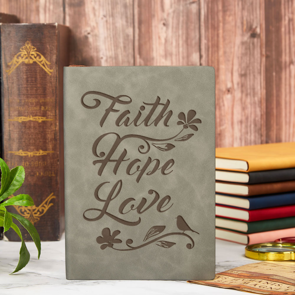 faith Hope Love Christian Notebook
