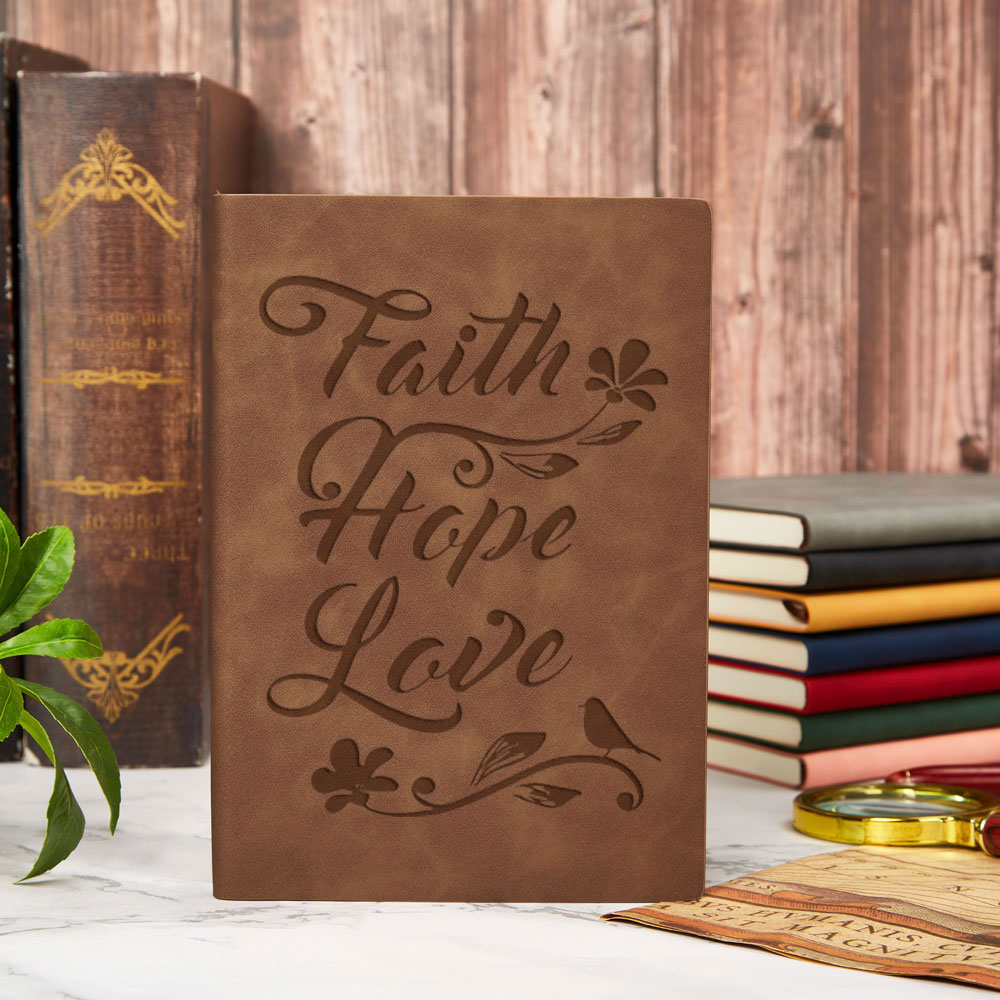 faith Hope Love Christian Notebook