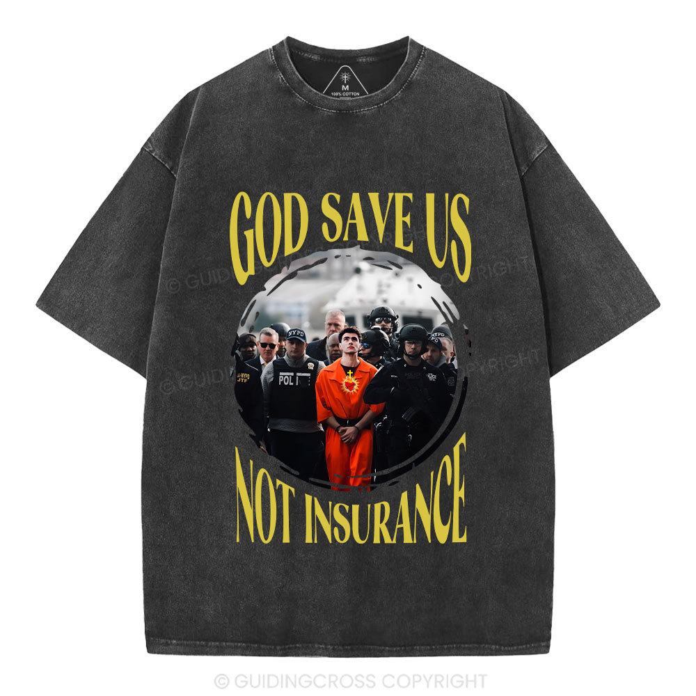 God Save Us Christian Washed T-Shirt