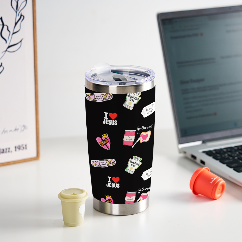 Personalized Cross Tumbler