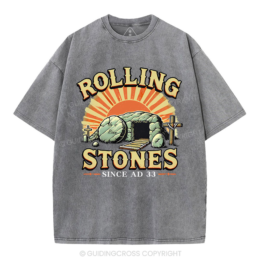 Rolling Stone Street Christian Washed T-Shirt
