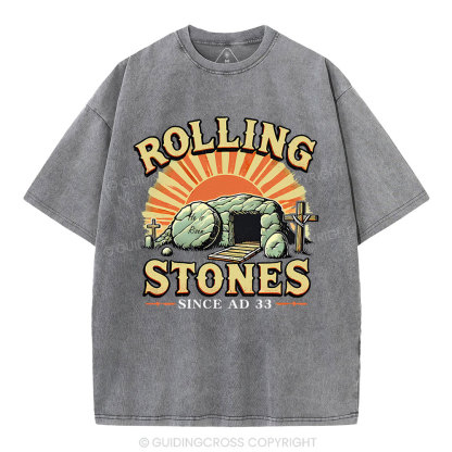Rolling Stone Street Christian Washed T-Shirt