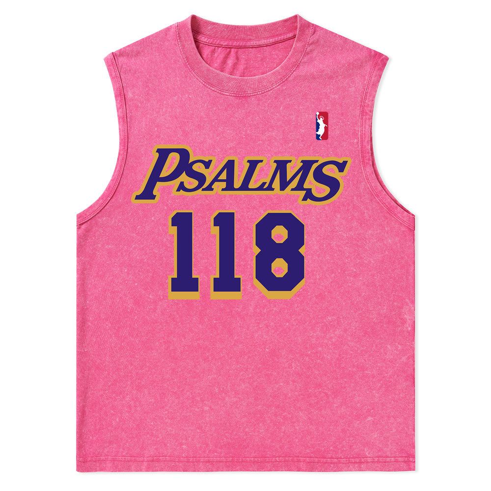 Faith Over Fear Christian Washed Tank Top