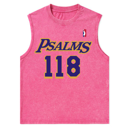 Faith Over Fear Christian Washed Tank Top