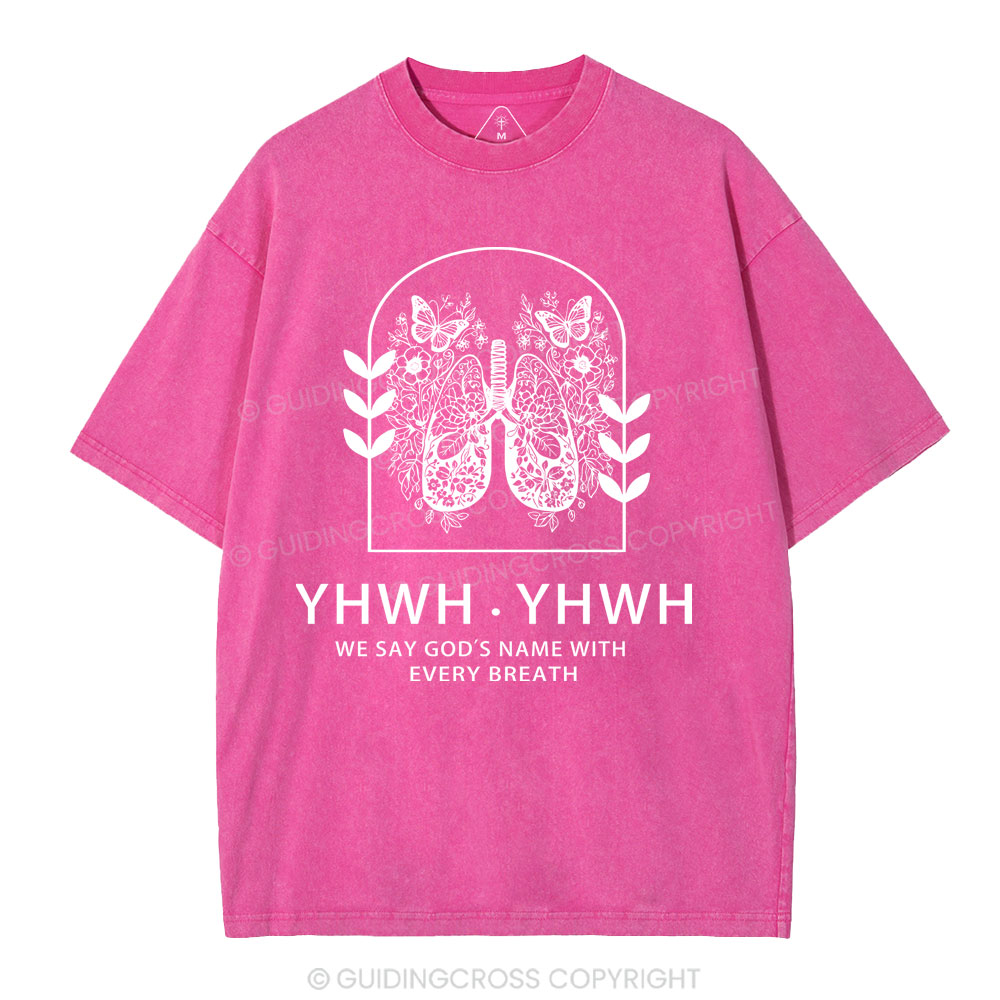 YHWH Christian Washed T-Shirt