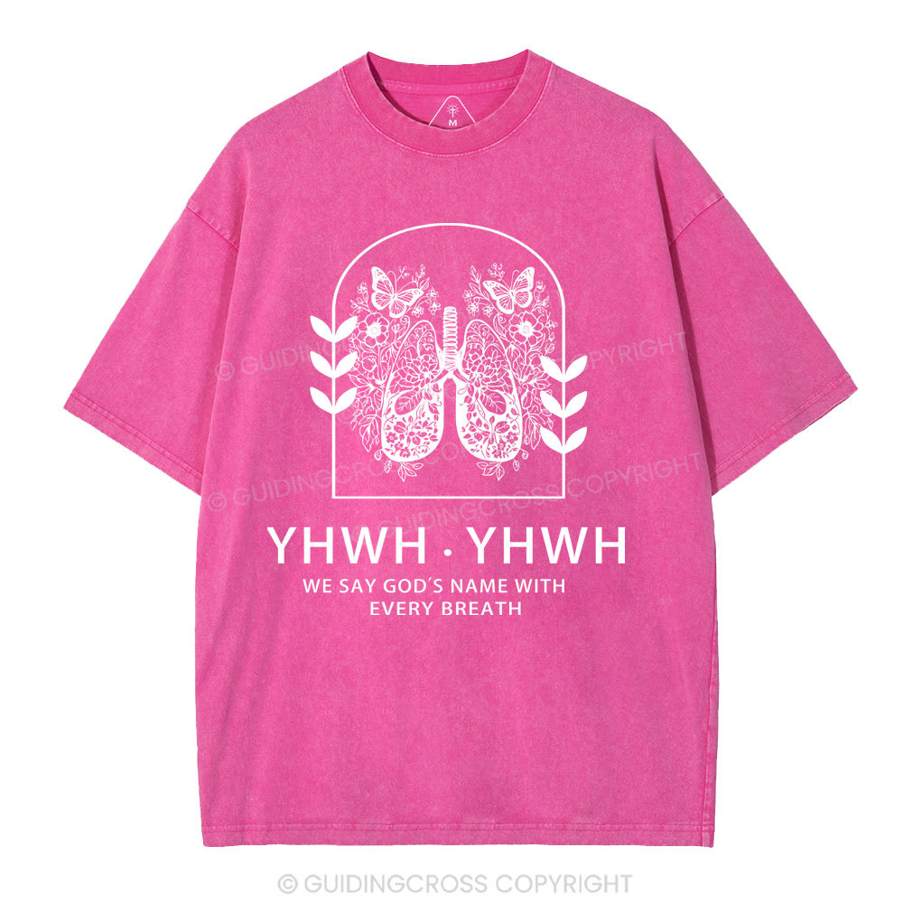 YHWH Christian Washed T-Shirt