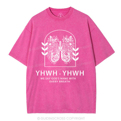 YHWH Christian Washed T-Shirt