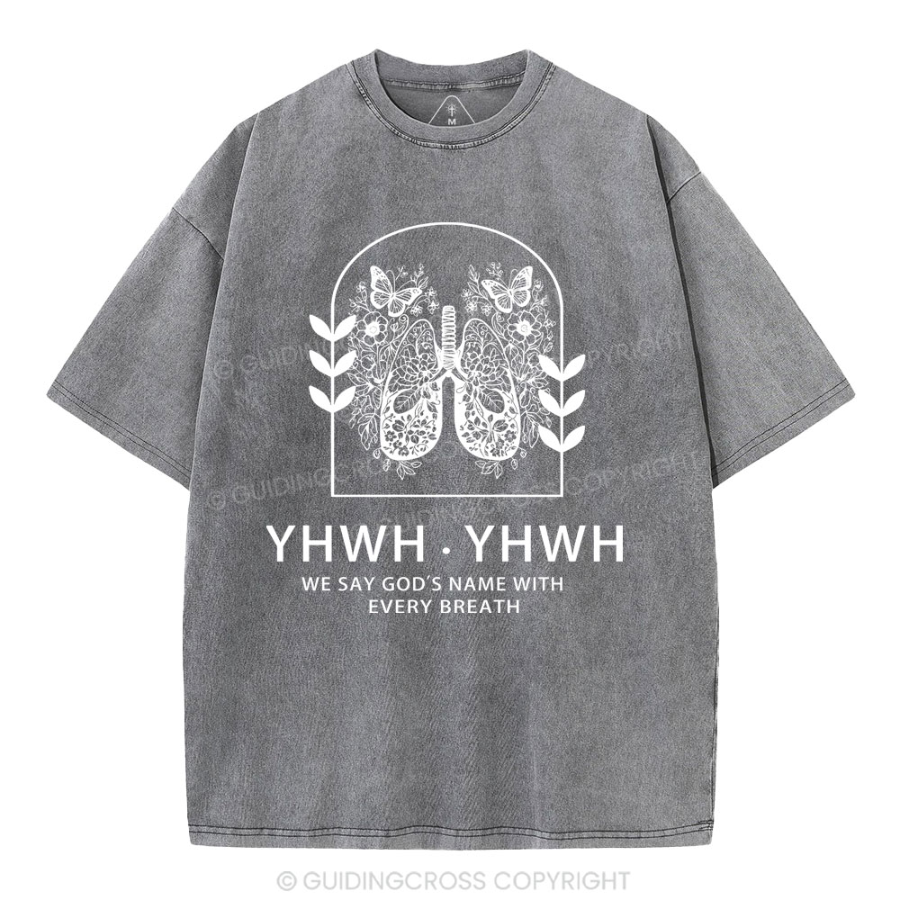 YHWH Christian Washed T-Shirt