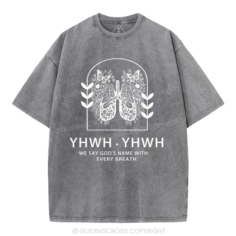 YHWH Christian Washed T-Shirt