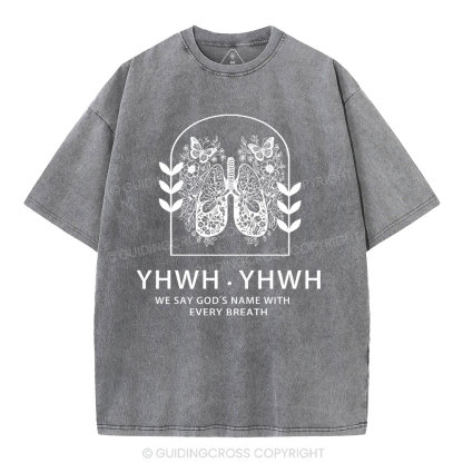 YHWH Christian Washed T-Shirt