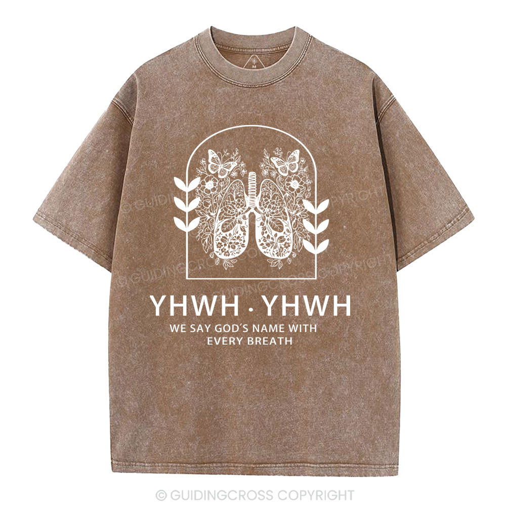 YHWH Christian Washed T-Shirt