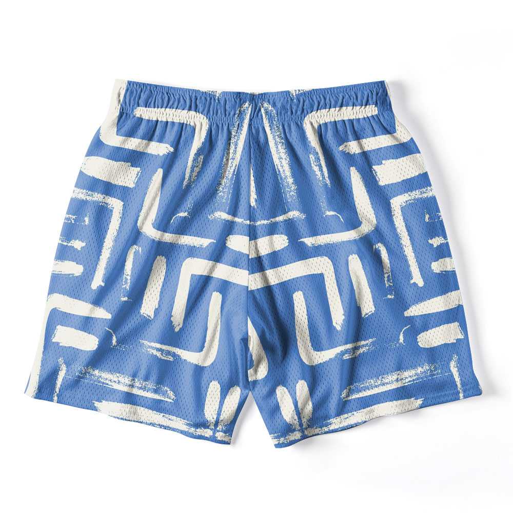 Curious Geometry Christian Mesh Shorts