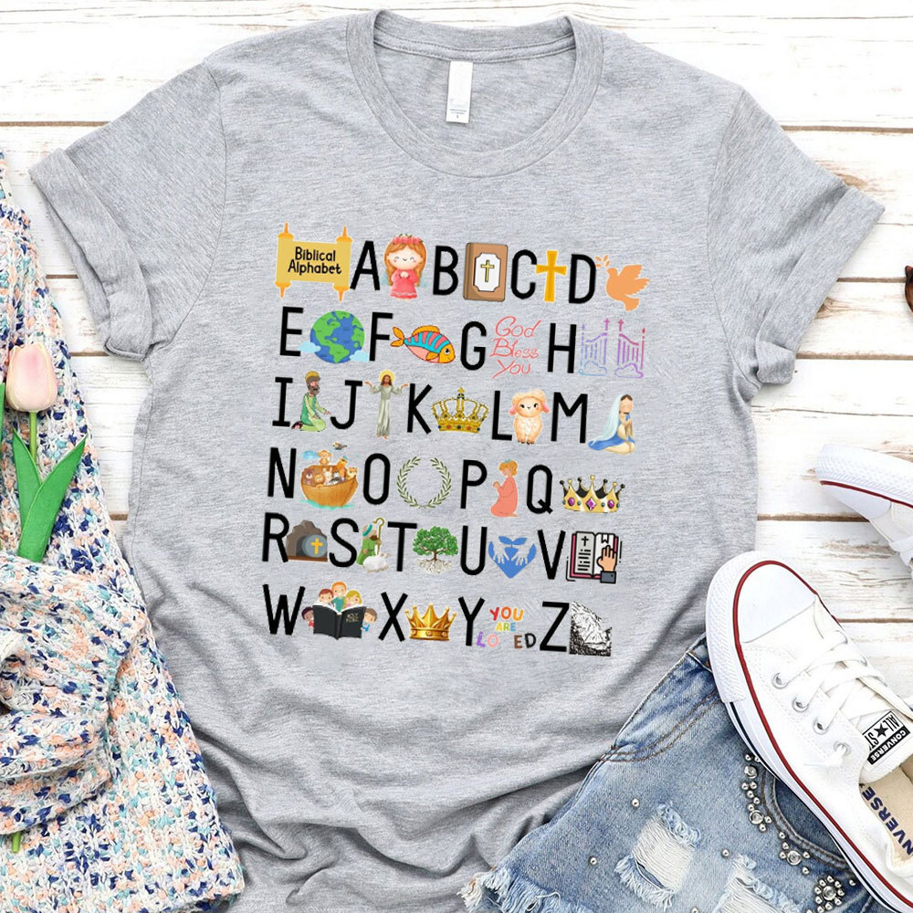 Biblical Alphabet Christian T-Shirt