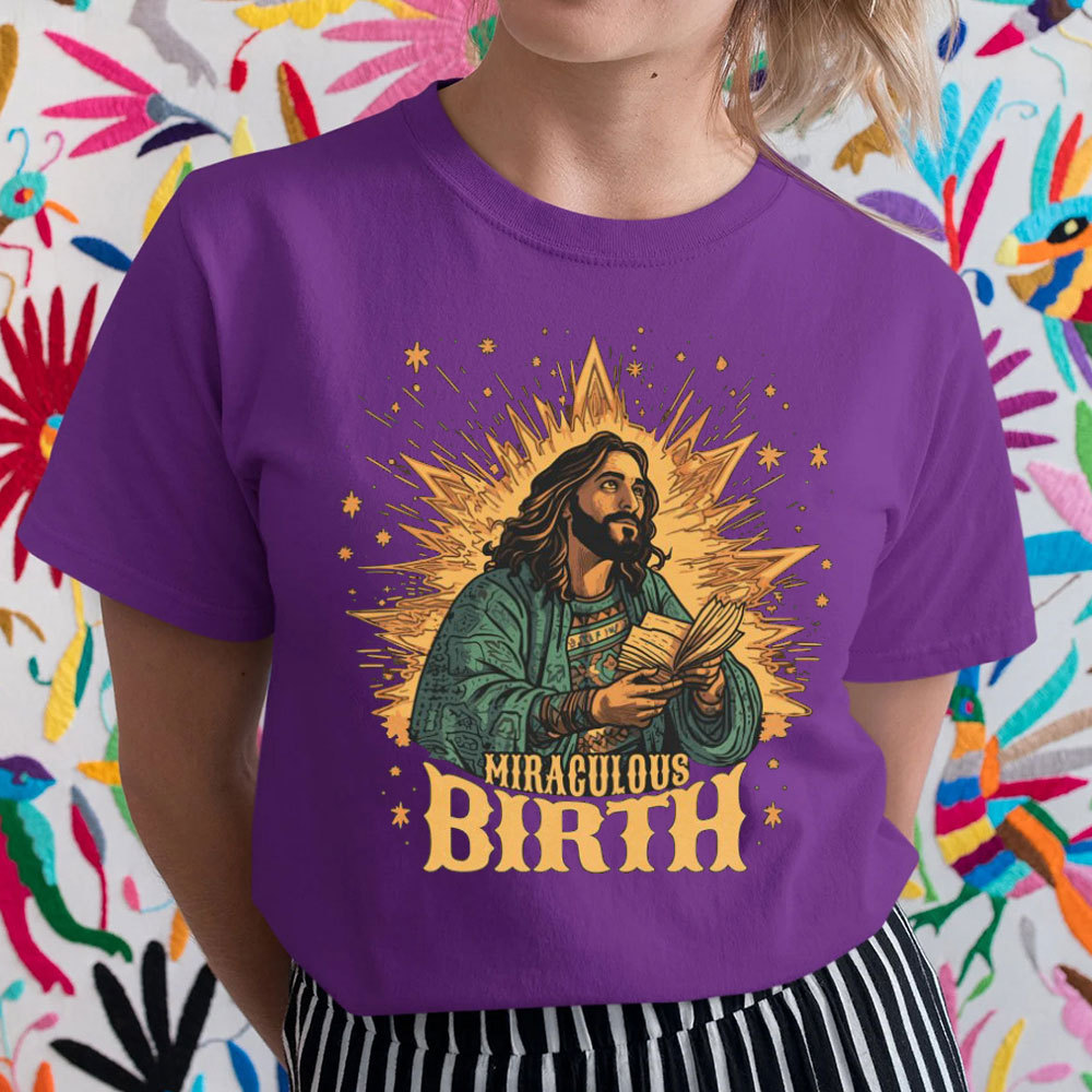 Miraculous Birth Christian T-Shirt