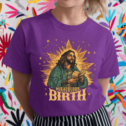Miraculous Birth Christian T-Shirt