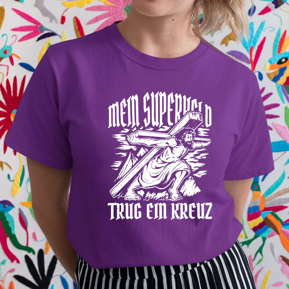 Jesus Carrying Cross Religious T-Shirt