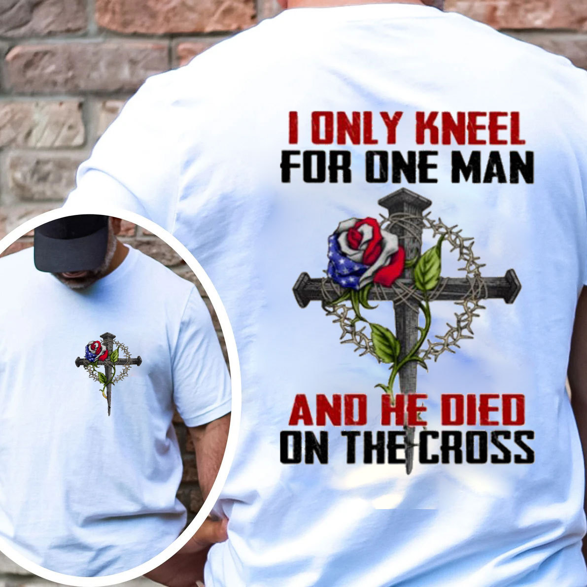 I Only Knee For One Man Christian T-Shirt