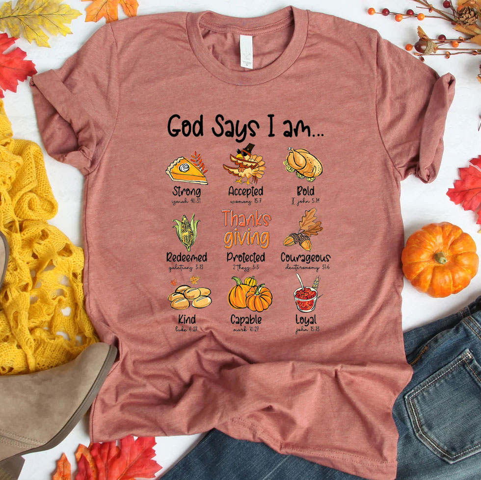 God Says I Am Bold Christian T-Shirt