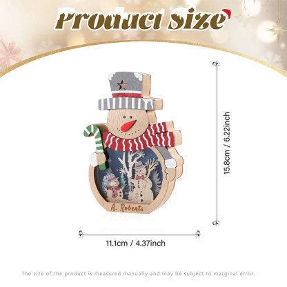 Led Light Up Snowman Christmas Decoration