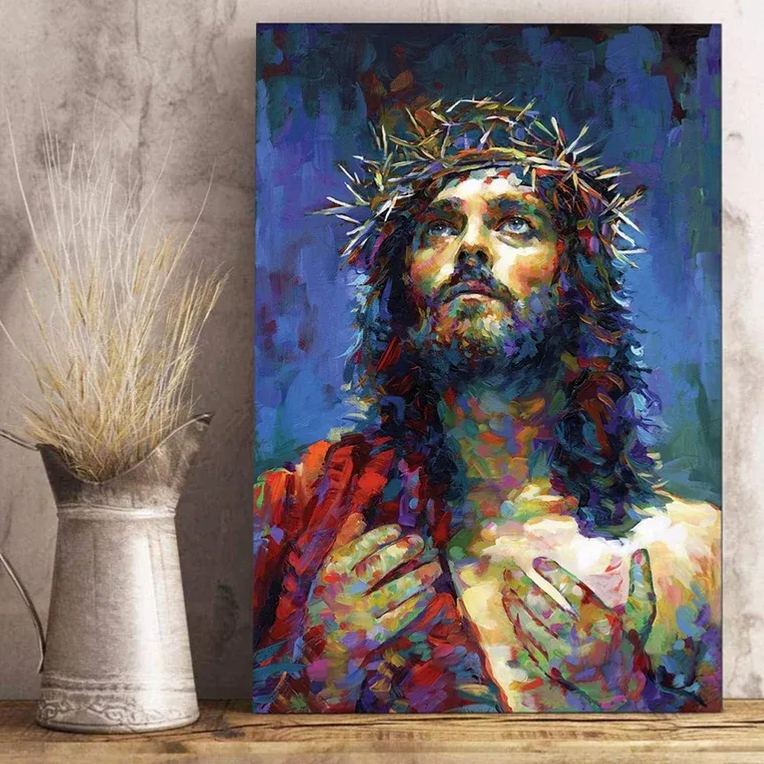 Jesus Christ Poster Canvas Wall Art