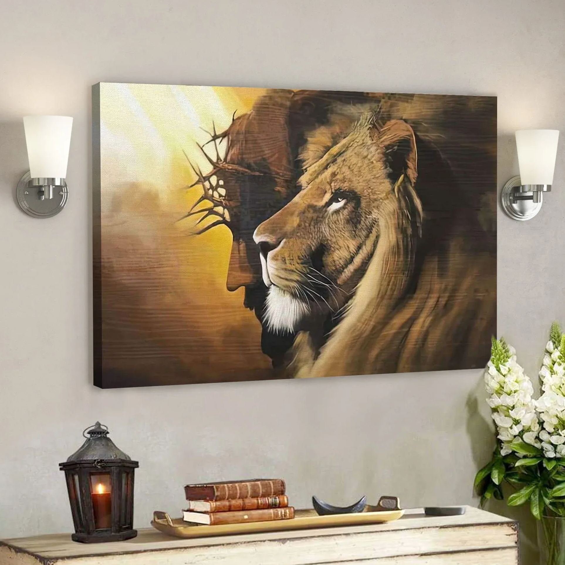 The Lion Of Judah Canvas Wall Art Sale GuidingCross   ImageName1695805364264 