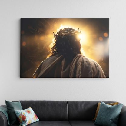 Jesus King Canvas Wall Art