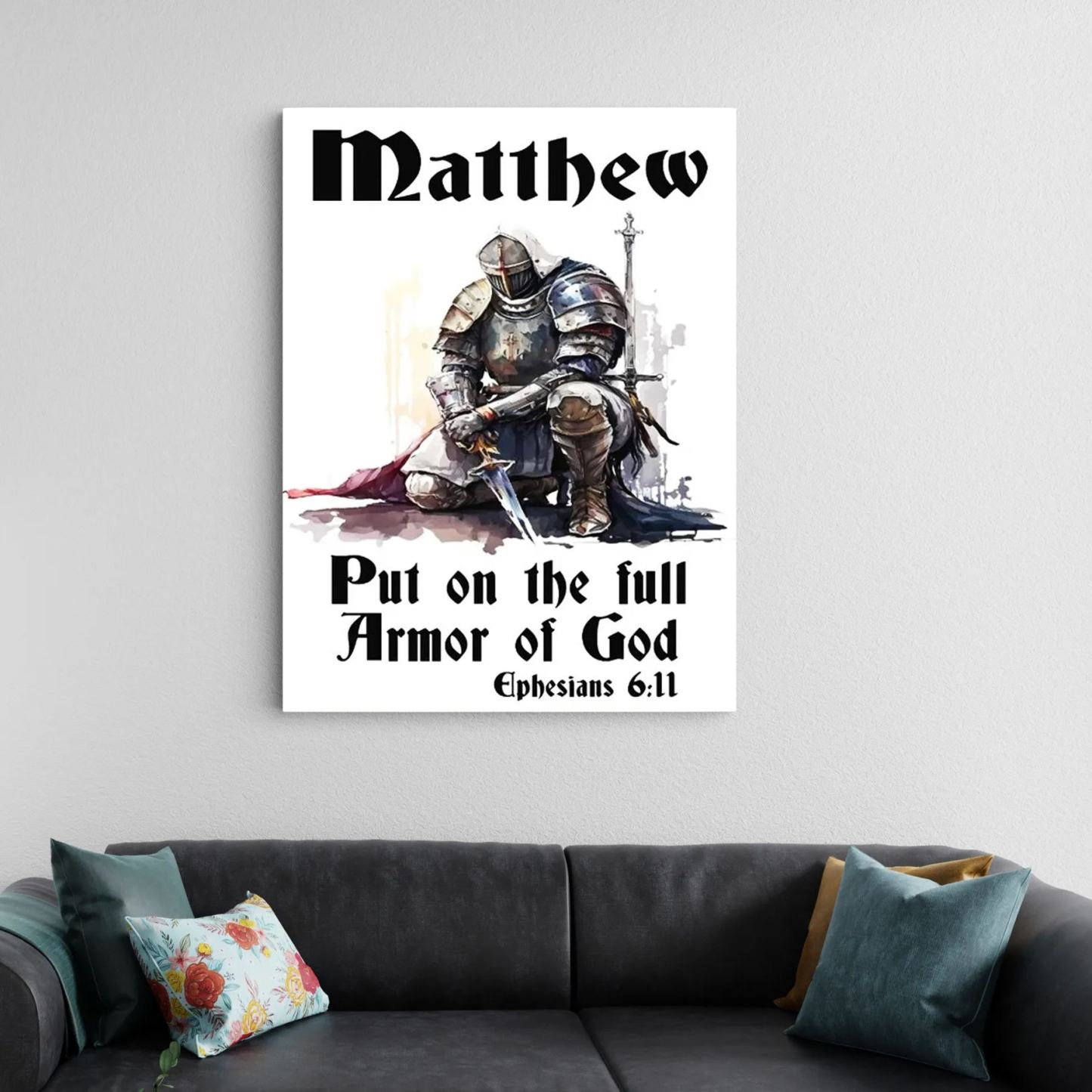 Armor Of God Canvas Wall Art Sale - GuidingCross
